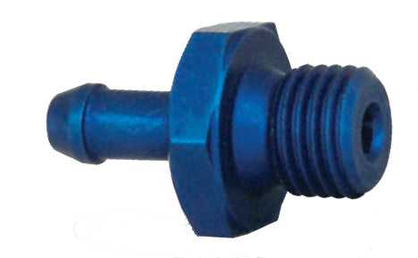 B & H, B & H Standard - 7/16 x 20 to male barb for rubber hose
