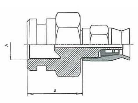 B & H, B & H Standard - Fixed female convex seat