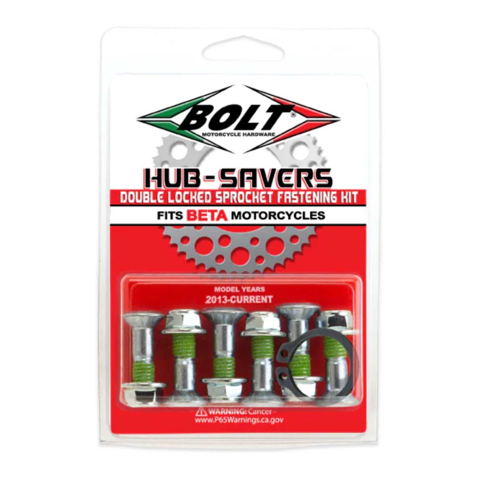 Bolt, BOLT HUB-SAVERS SPROCKET BOLTS/NUTS -BETA