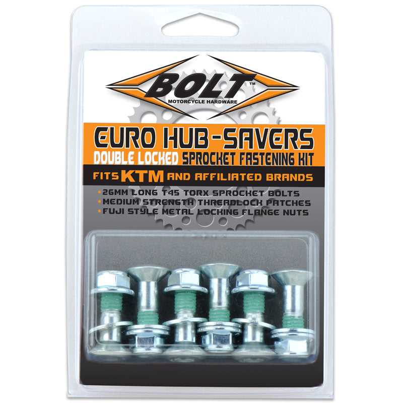 Bolt, BOLT HUB-SAVERS SPROCKET BOLTS/NUTS -EURO 2008-HS.EU