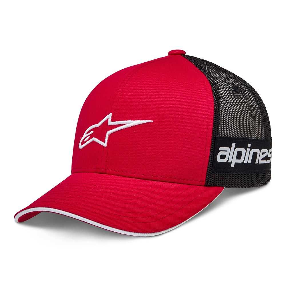 ALPINESTARS, Back Straight Hat Red/Black