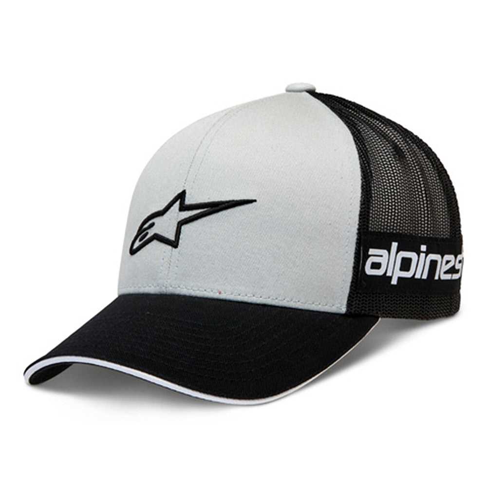 ALPINESTARS, Back Straight Hat Silver/Black