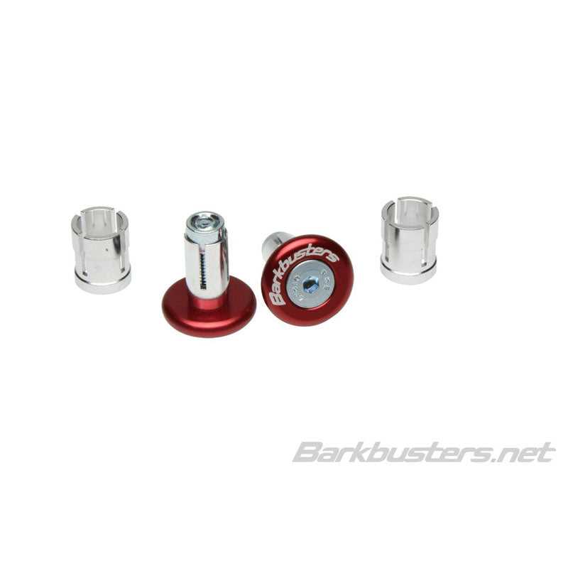Barkbusters, Barkbusters Bar End Plug 14mm/18mm - Red (Pair)