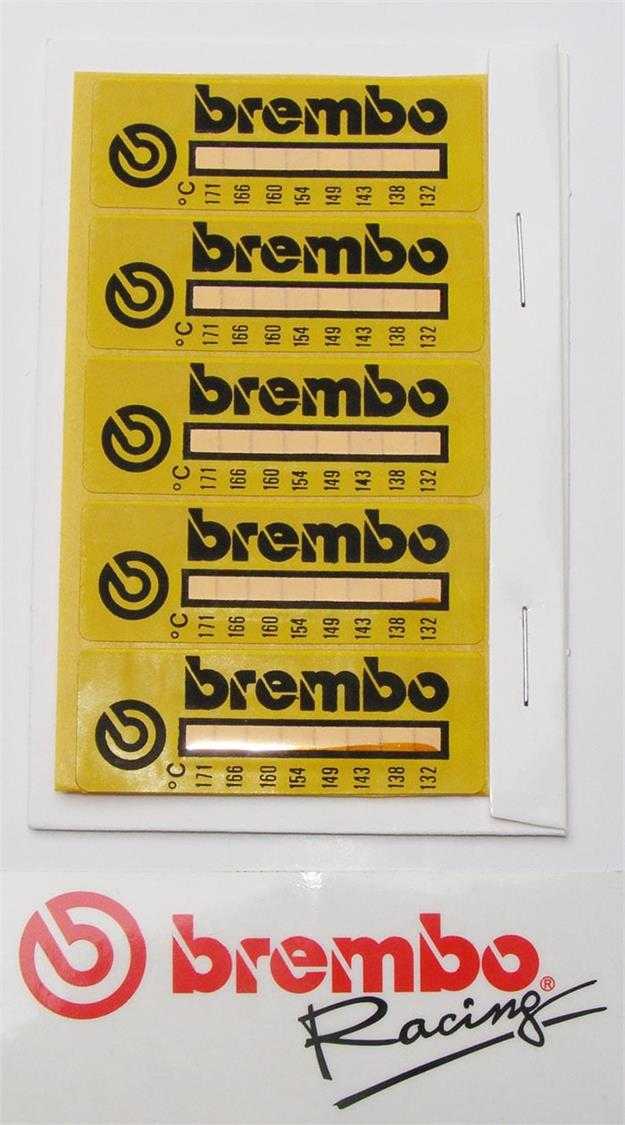 BREMBO, Brembo caliper thermo stickers