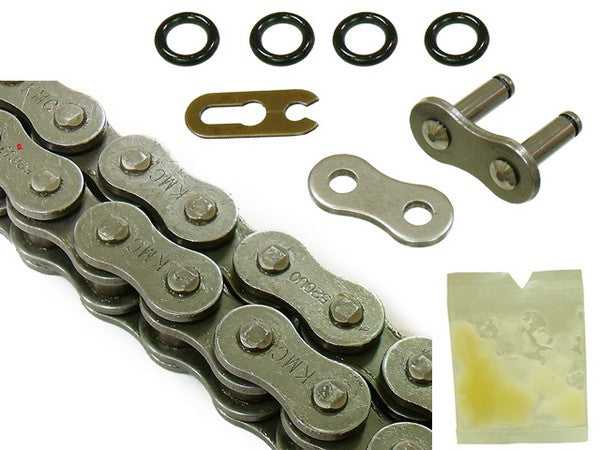 PSYCHIC MX, CHAIN 520 - 120 LINK KMC HEAVY DUTY SEALED LUBRICATION KMC SEALED CHAIN WORK OPTIMALLY O RING GOLD