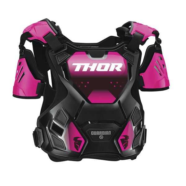 THOR MX, CHEST PROTECTOR S24 THOR MX GUARDIAN WOMENS ONE SIZE 85-95CM CHEST BLACK/PINK