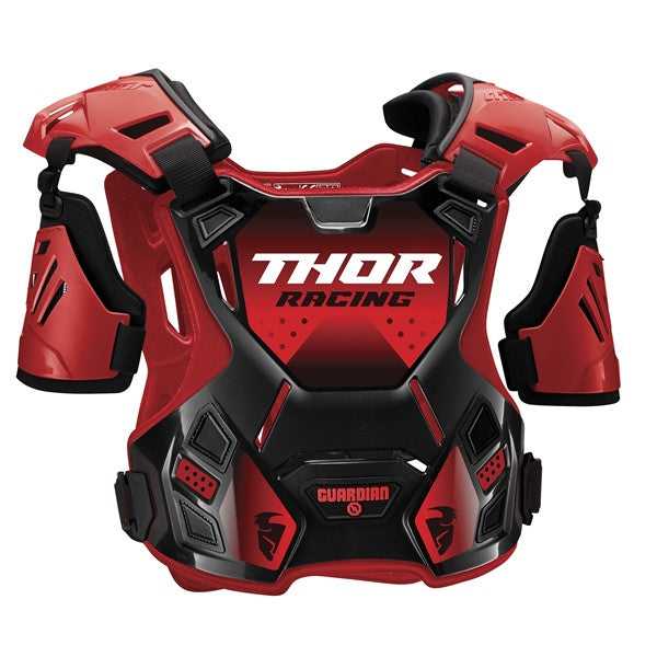 THOR MX, CHEST PROTECTOR S24 THOR MX GUARDIAN YOUTH SMALL MEDIUM BLACK/RED