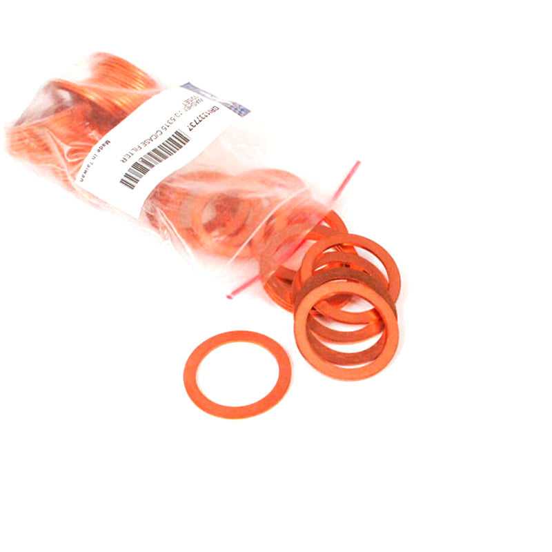 Whites Motorcycle Parts, COPPER WASHER CRANK CASE FILTER - Pkt=50