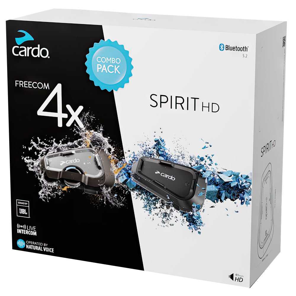 DR MOTO, Cardo FREECOM 4X & SPIRIT HD Combo Pack