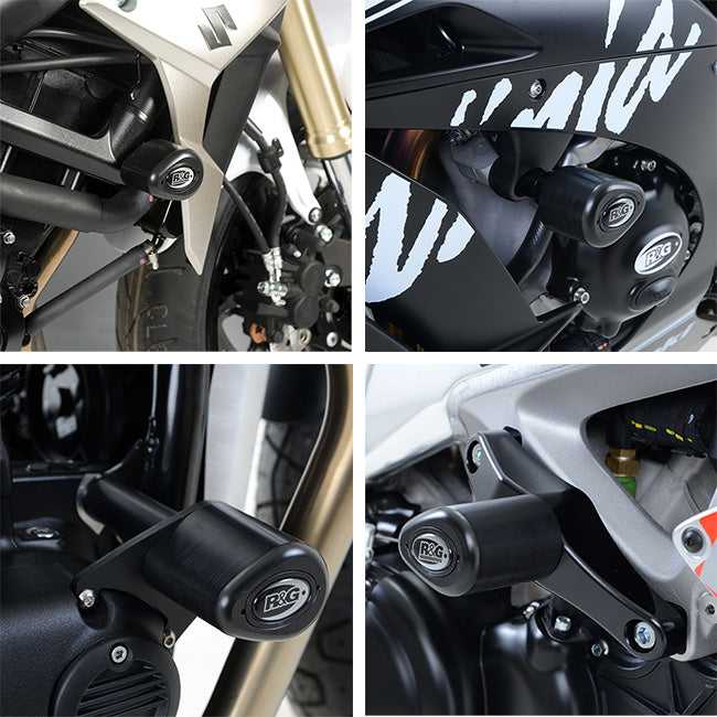 DR MOTO, Crash Pro Aero Style Black BMW S1000XR 20- R&G (CP0493BL)