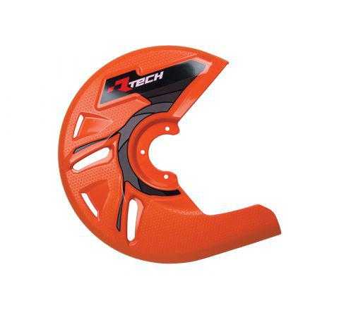 RTECH, DISC GUARD RTECH SUITABLE FOR STD OR OVERSIZE DISC REQUIRES MOUNTING KIT SOLD SEPARATELY KTM ORANGE