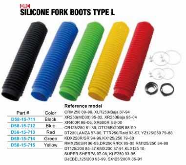 DRC, DRC Silicone Fork Boots Type L