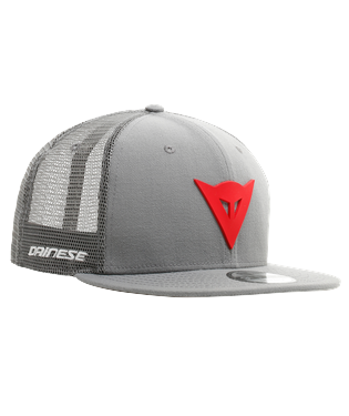 DAINESE, Dainese 9Fifty Trucker Snapback Cap - Grey/Red