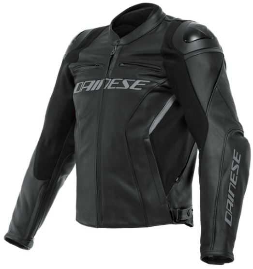 DAINESE, Dainese Racing 4 Leather Jacket - Black/Black