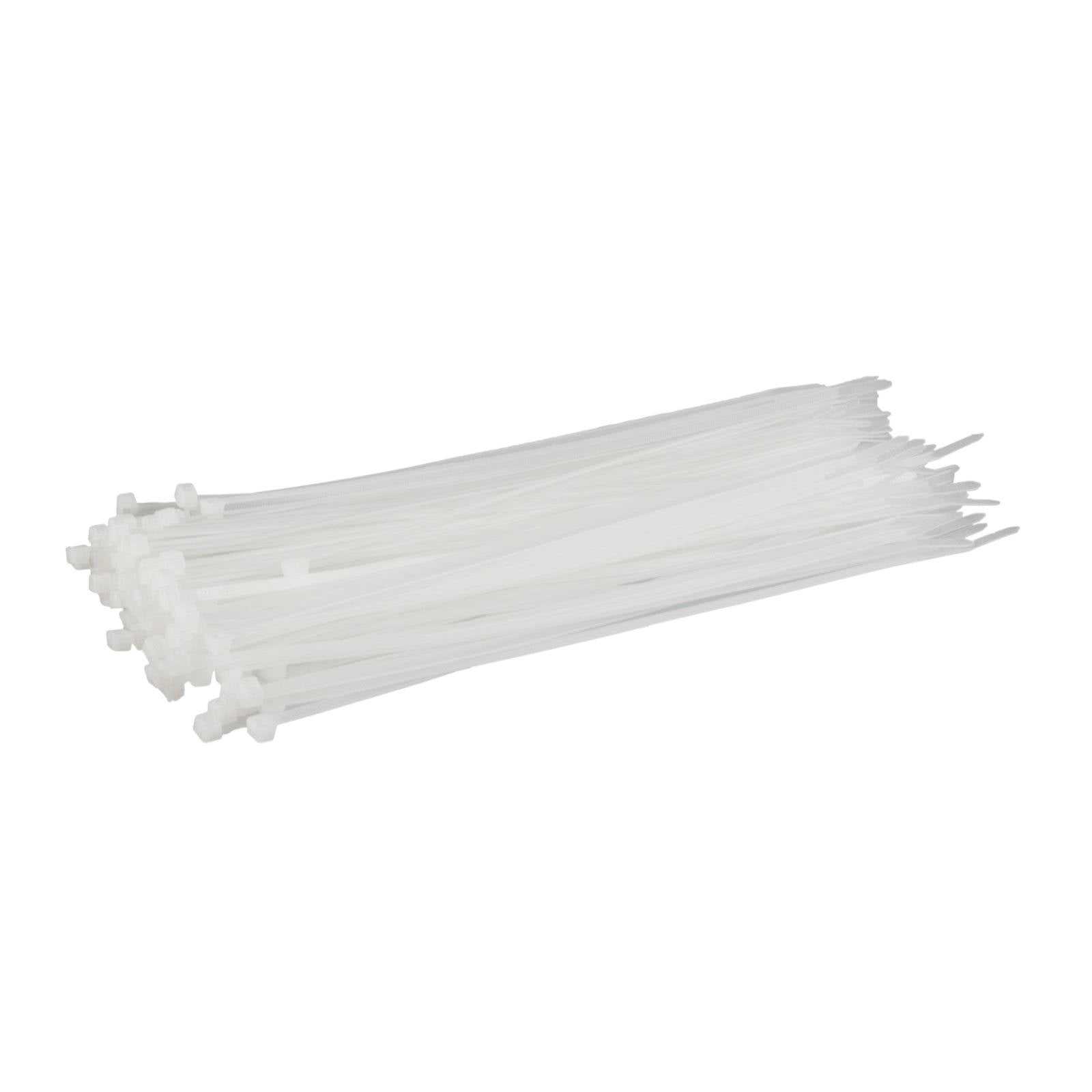 Whites Motorcycle Parts, WHITES CABLE TIES 100 X 2.5 mm 100pcs/BAG WHITE