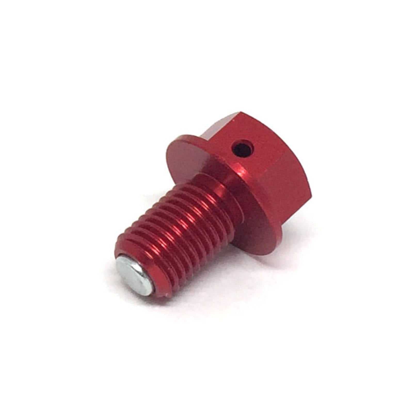 ZETA, ZETA MAGNETIC DRAIN BOLT M10X15-P1.25 RED