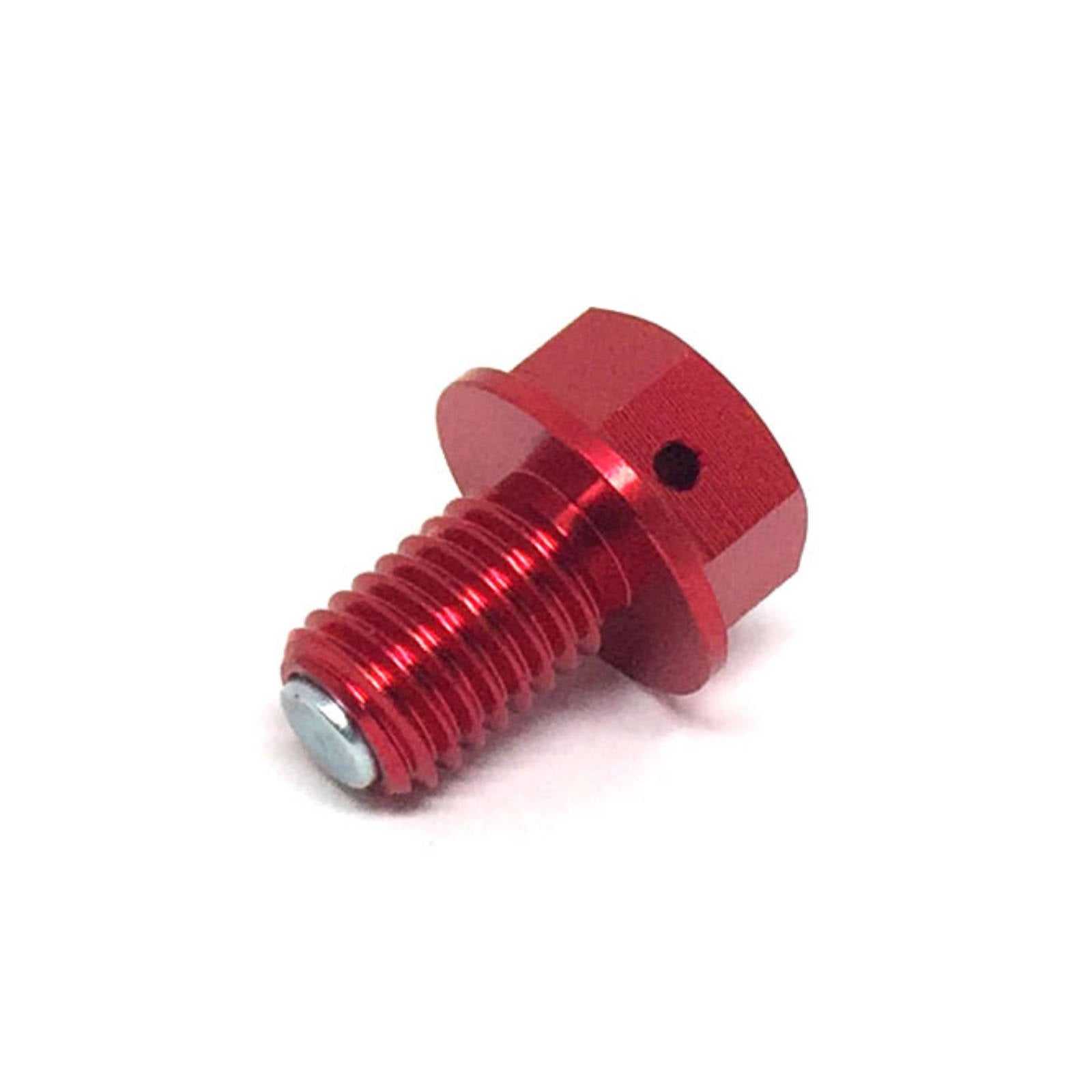 ZETA, ZETA MAGNETIC DRAIN BOLT M10X15-P1.5 RED