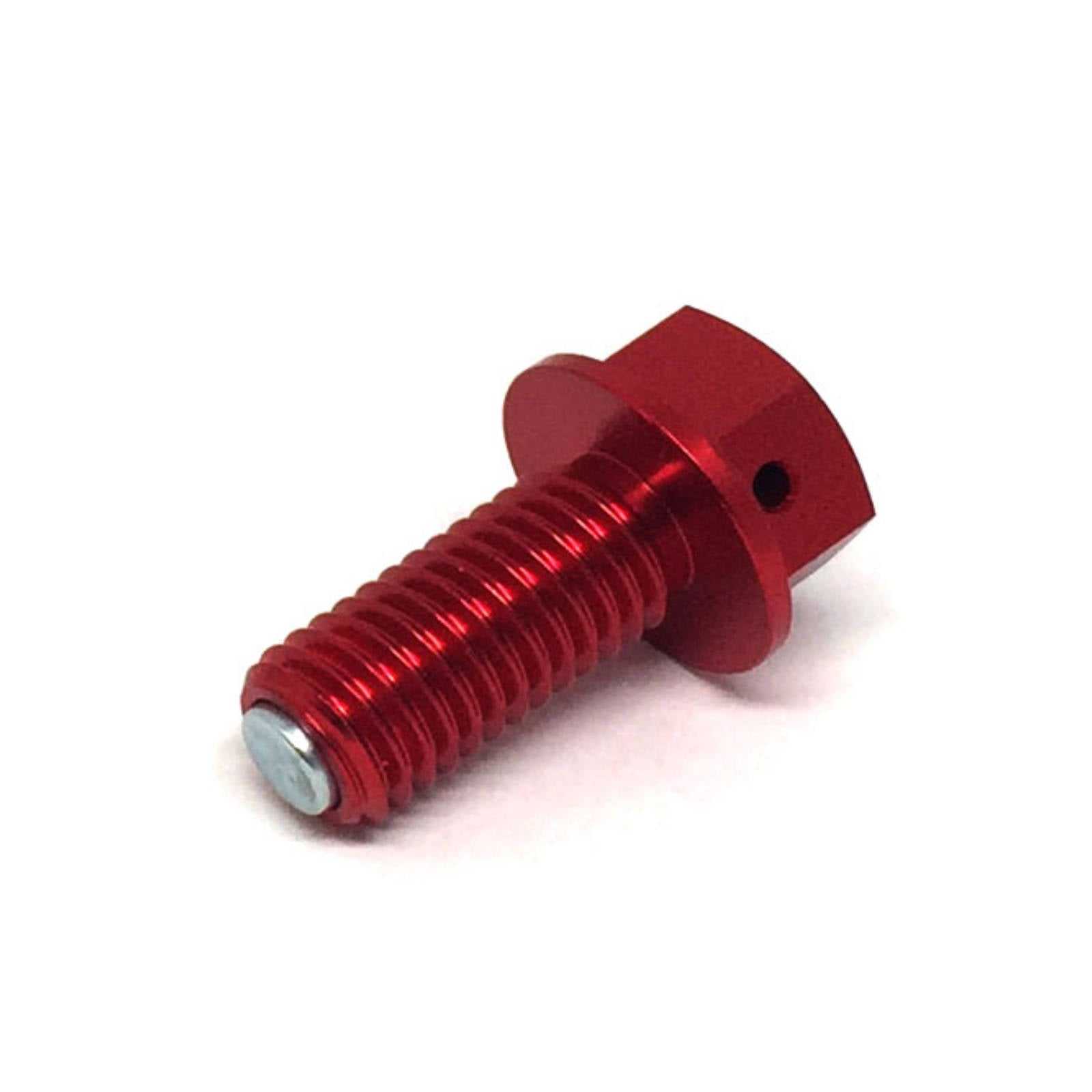 ZETA, ZETA MAGNETIC DRAIN BOLT M10X22-P1.5 RED