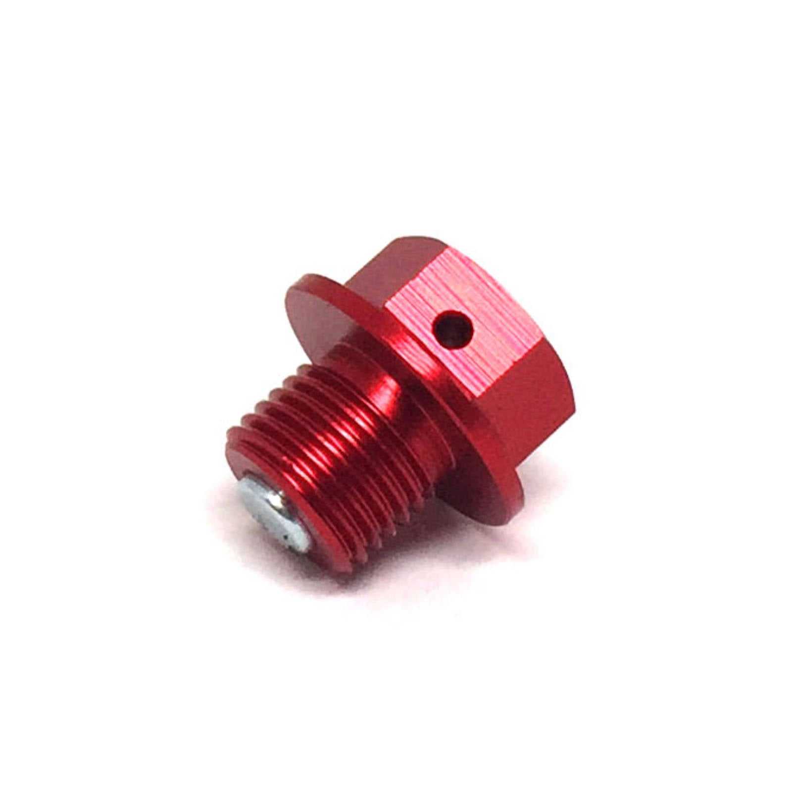 ZETA, ZETA MAGNETIC DRAIN BOLT M12X10-P1.25 RED