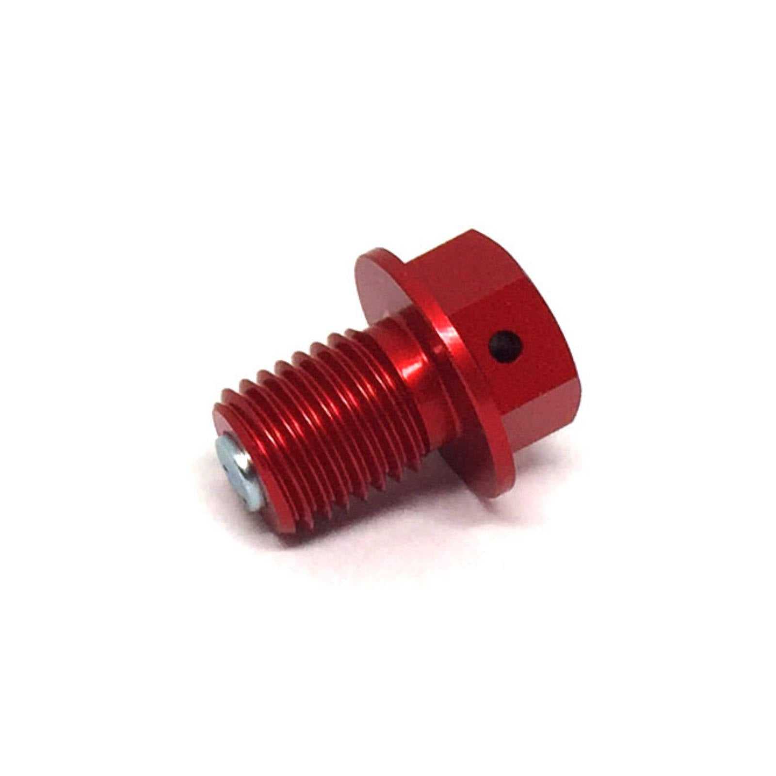 ZETA, ZETA MAGNETIC DRAIN BOLT M12X15-P1.5 RED